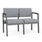 Lesro Lenox 2 Seat Tandem Seating W/ No Center Arm, 43.5 in W 24.5 in L 32 in H LS2101 - alternate 1